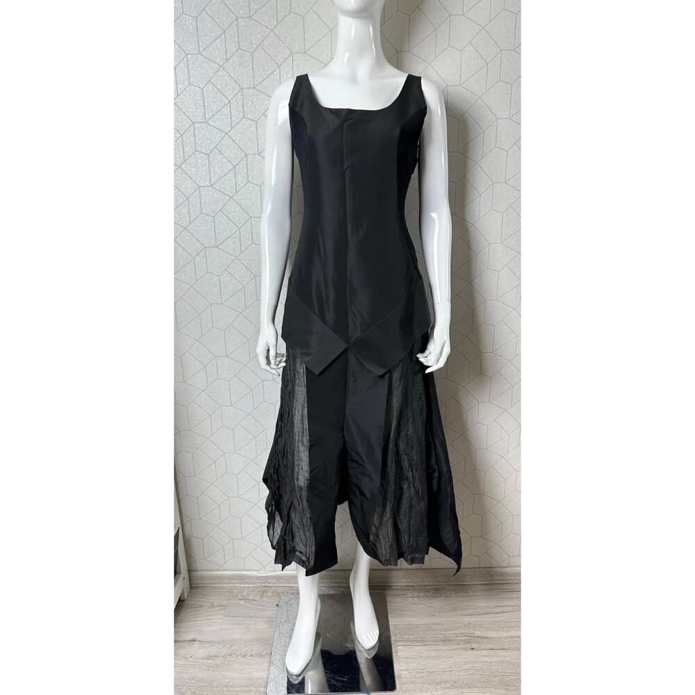 Rare Vintage Legatte 90s Whimsygoth Maxi Mesh Dress in size 3, M-L